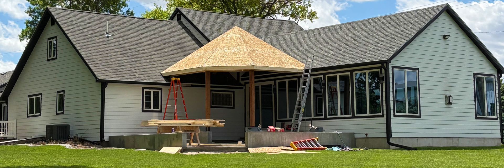 framed basement